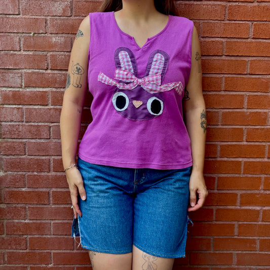 Lapin bouclé - UPCYCLÉ