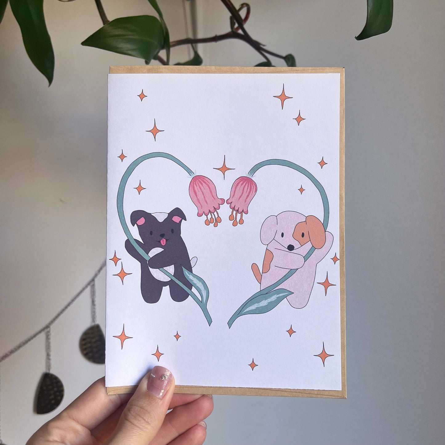 Carte chiens in love