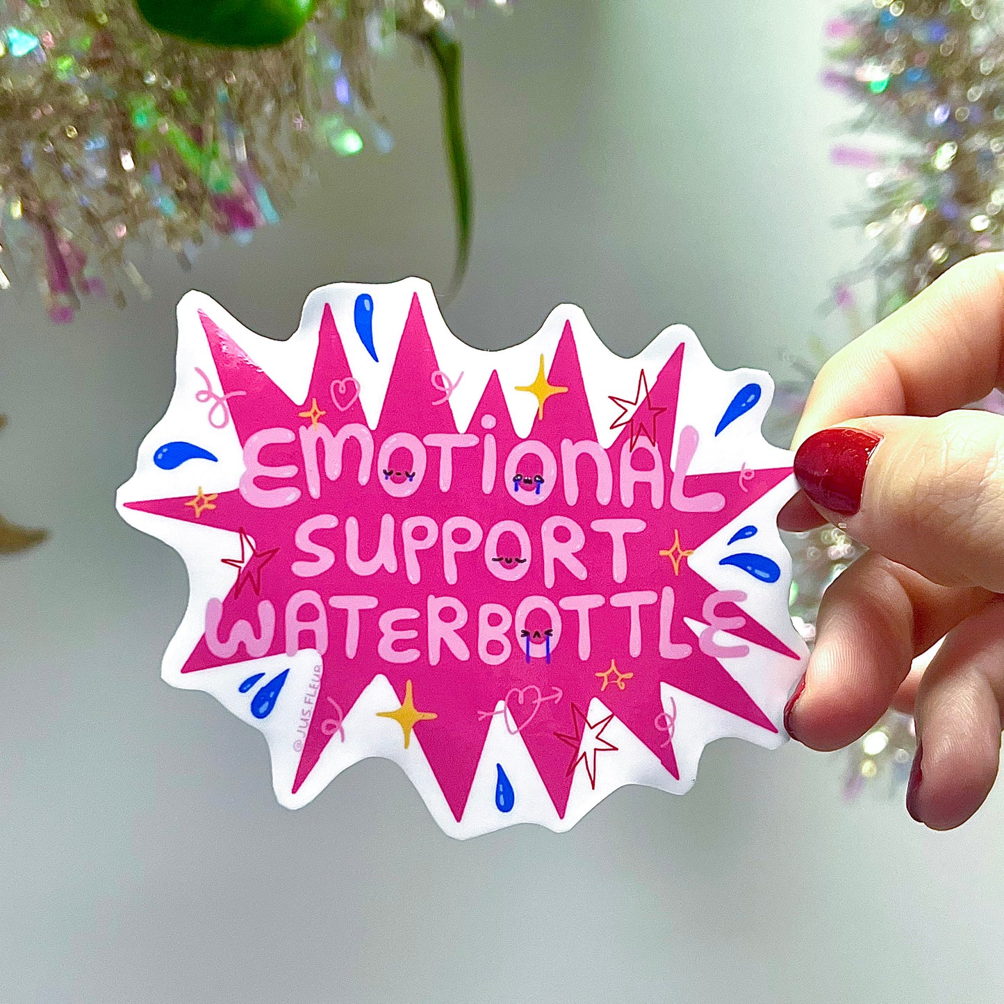 Autocollant bouteille d'eau