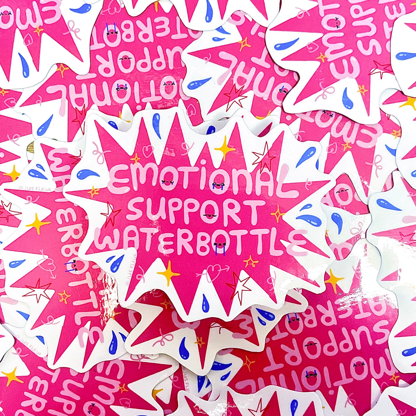 Autocollant bouteille d'eau