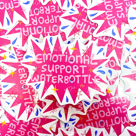 Autocollant bouteille d'eau