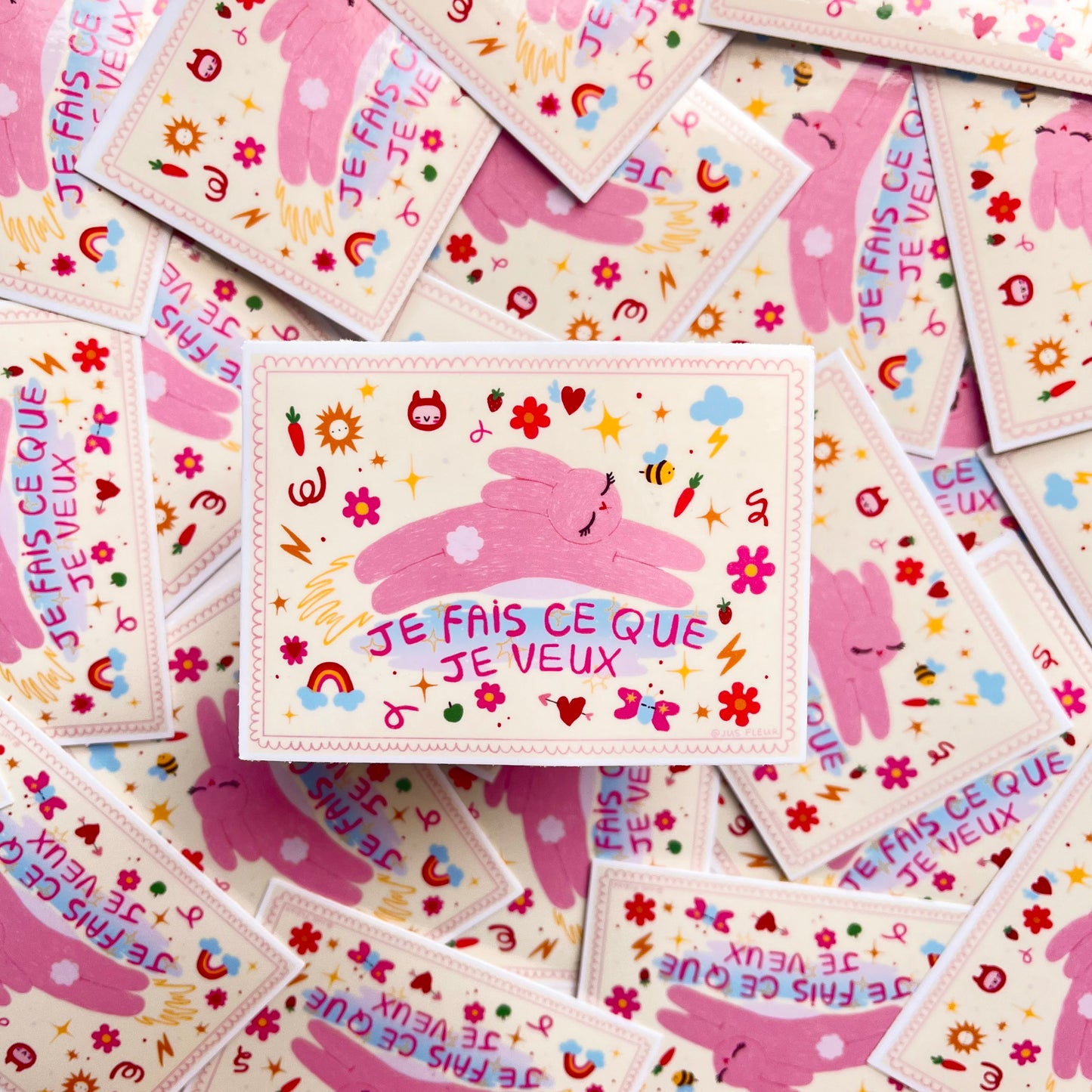 Autocollant je fais ce que je veux