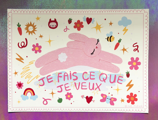 Je fais ce que je veux - impression