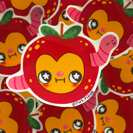 Autocollant pomme
