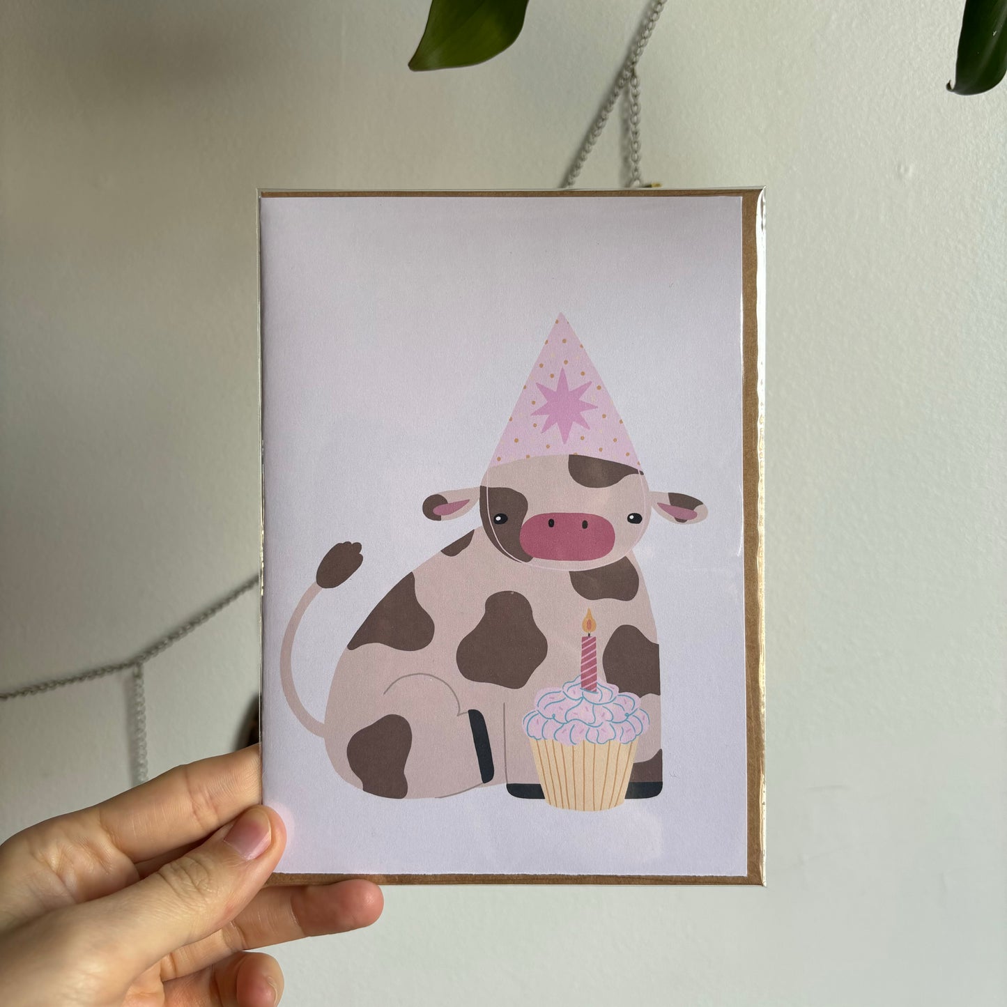 Cherries greeting card 