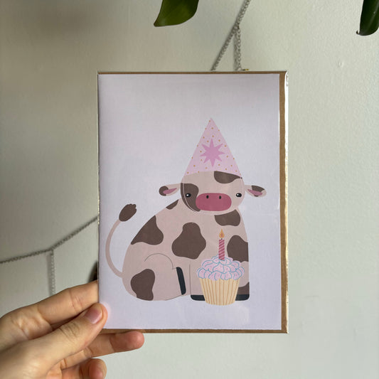 Cherries greeting card 