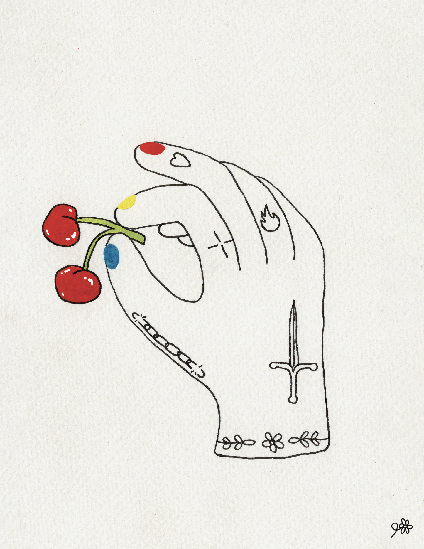 Impression les cerises