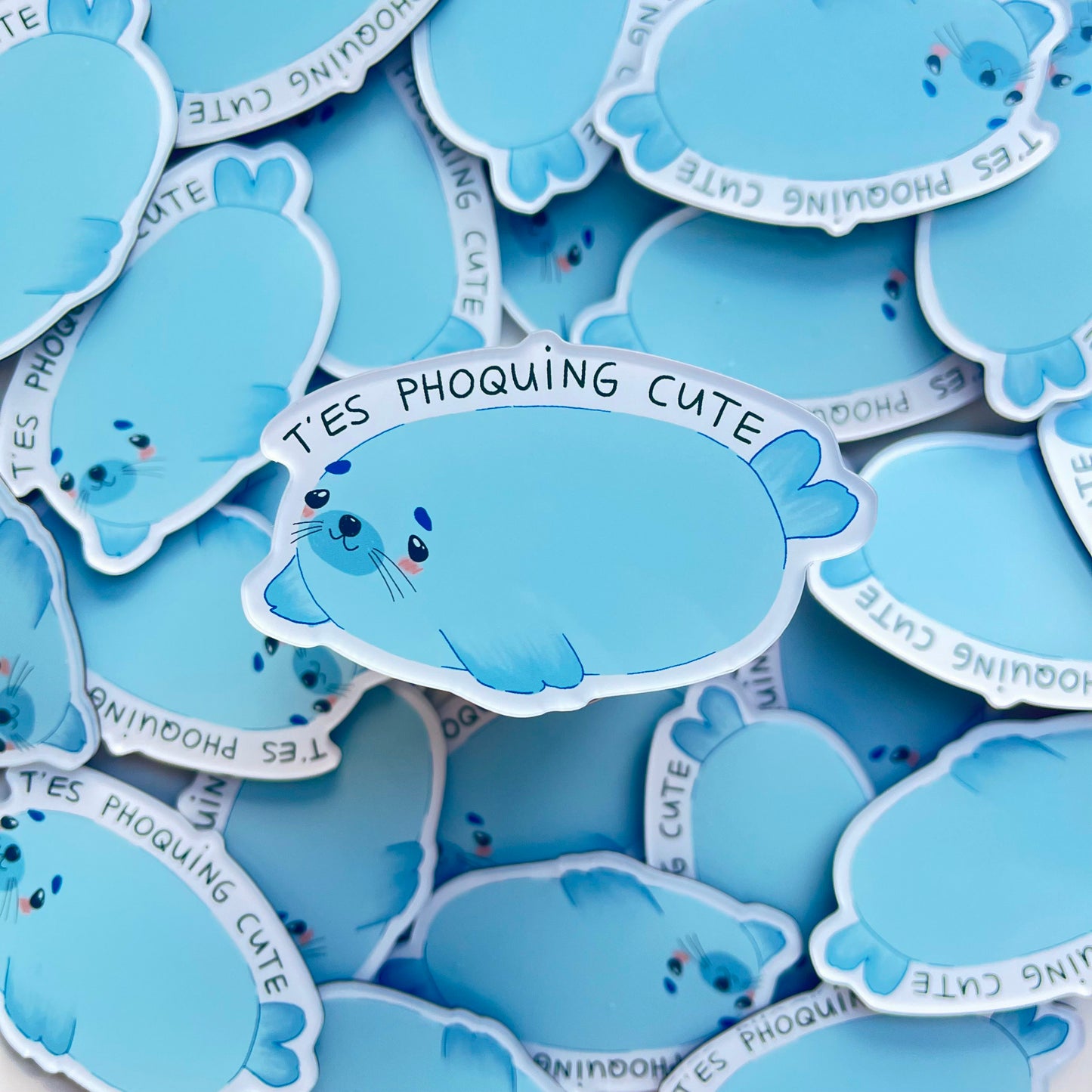 'T'es phoquing cute' magnet