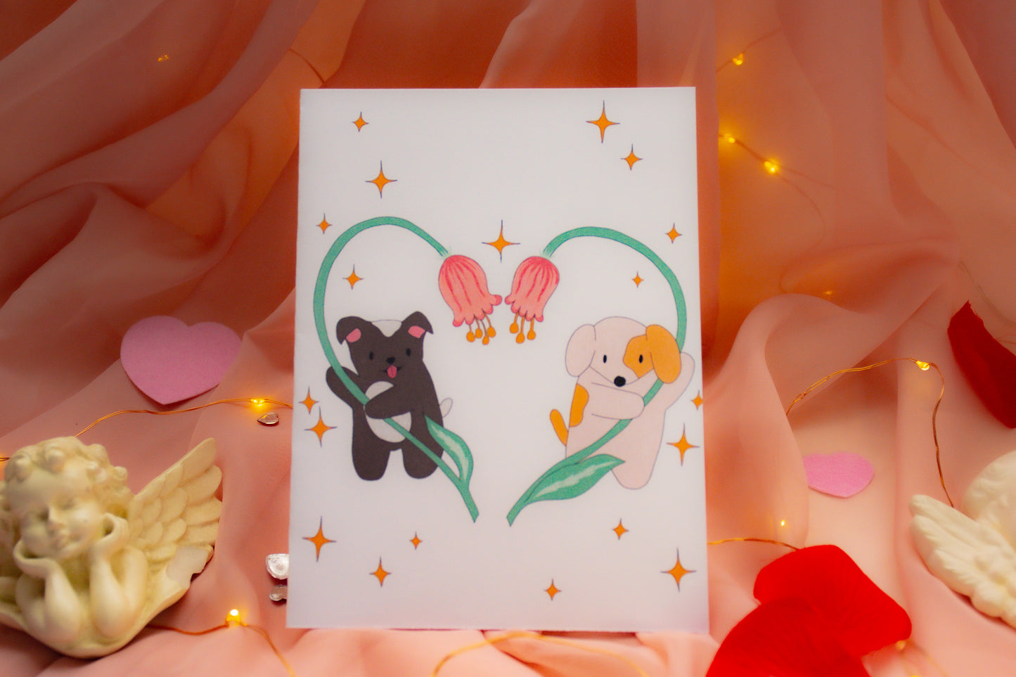Carte chiens in love
